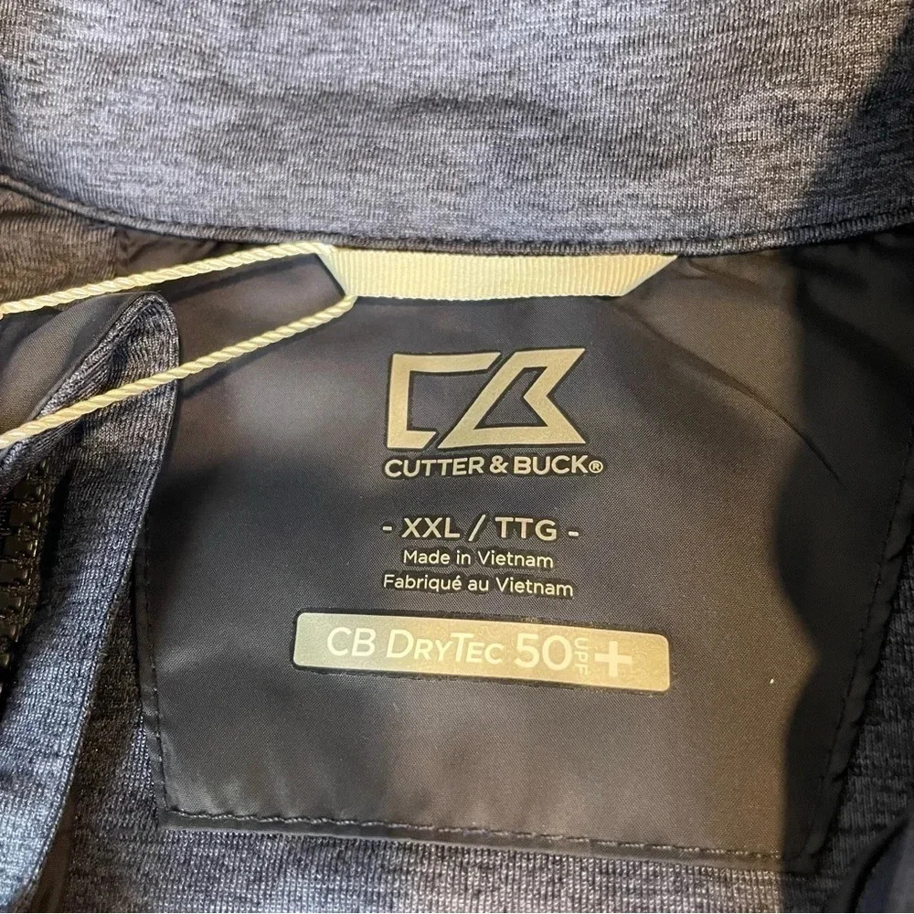 Cutter & Buck Men's Dry Tec Jacket Blue Size 2XL New Black • NWT - Picture 3 of 6